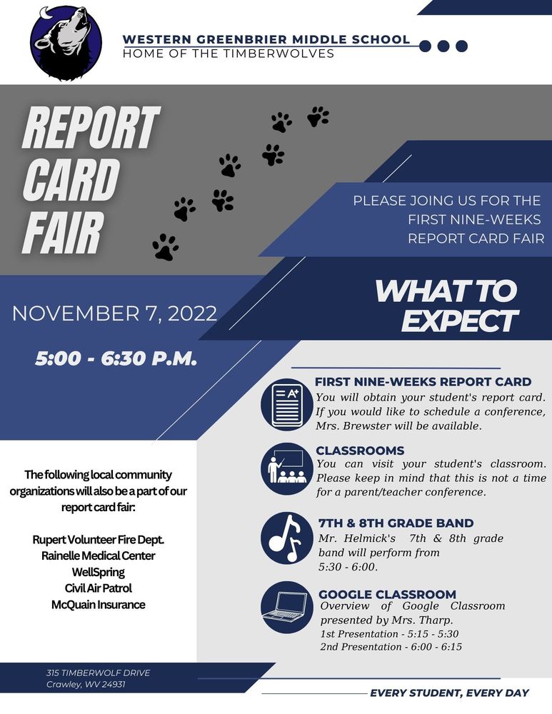 Report Card Fair