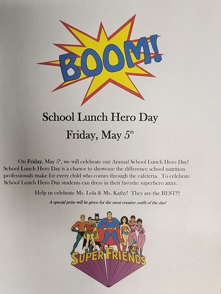 School Lunch Hero Day | Crichton Elementary