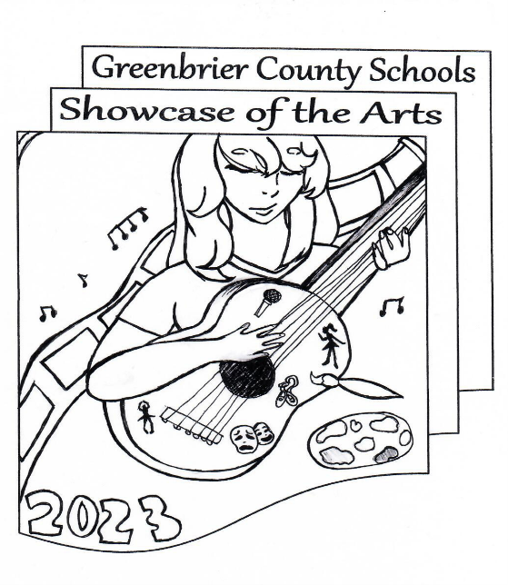 Montana Hammons of EGMS designed the winning Logo (shown above) for the 2023 GCS Showcase of the Arts. Montana’s design will be featured on event shirts for participants and the event program.