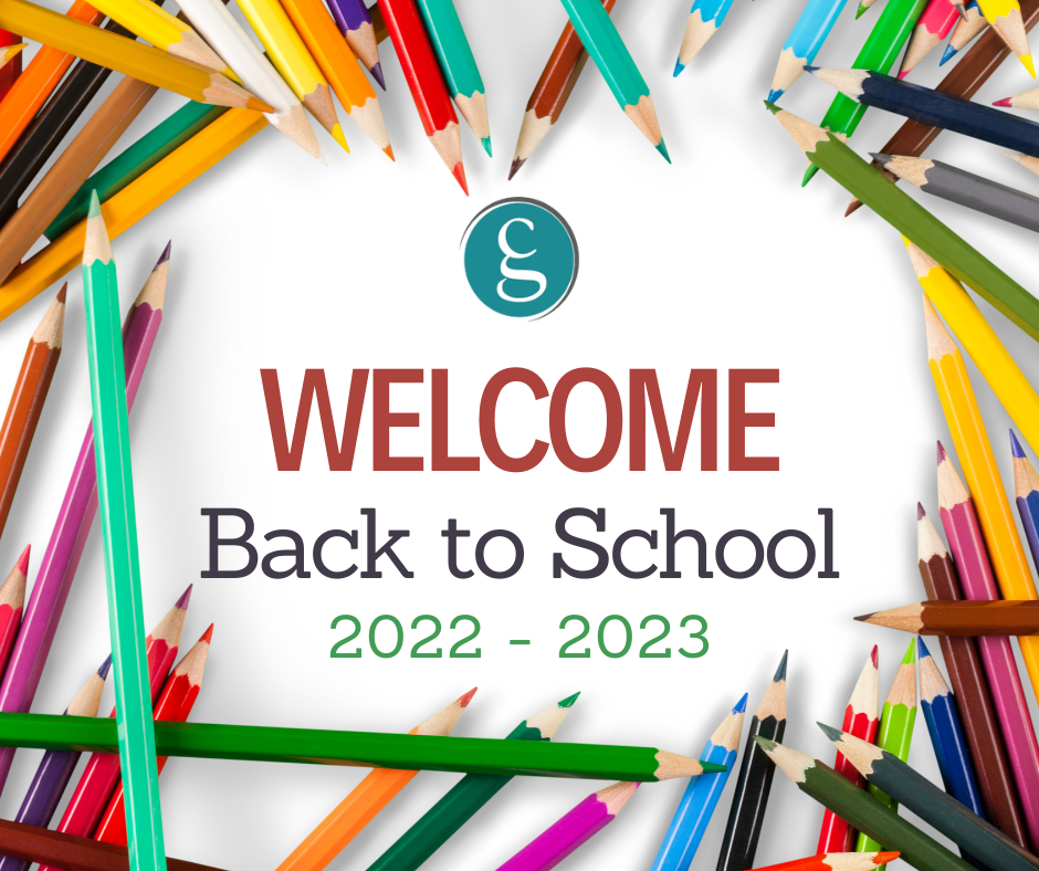 Welcome Back to School Grades 1 - 12