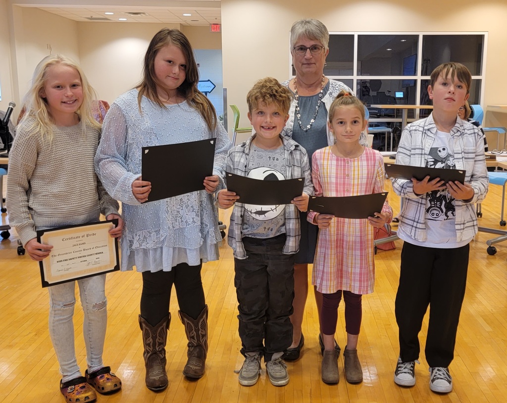 Fire Safety Poster Contest Winners