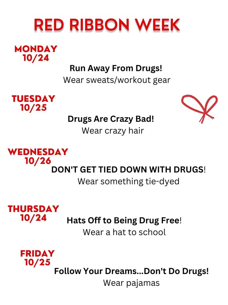 Red Ribbon Week Events