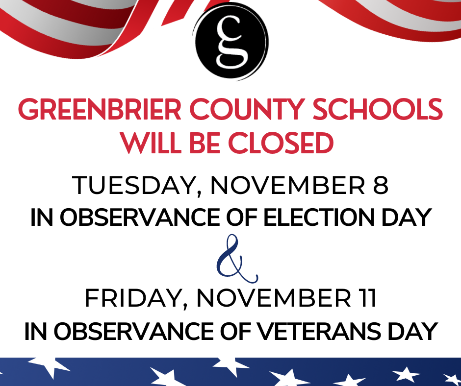 GCS Closed Election Day & Veterans Day