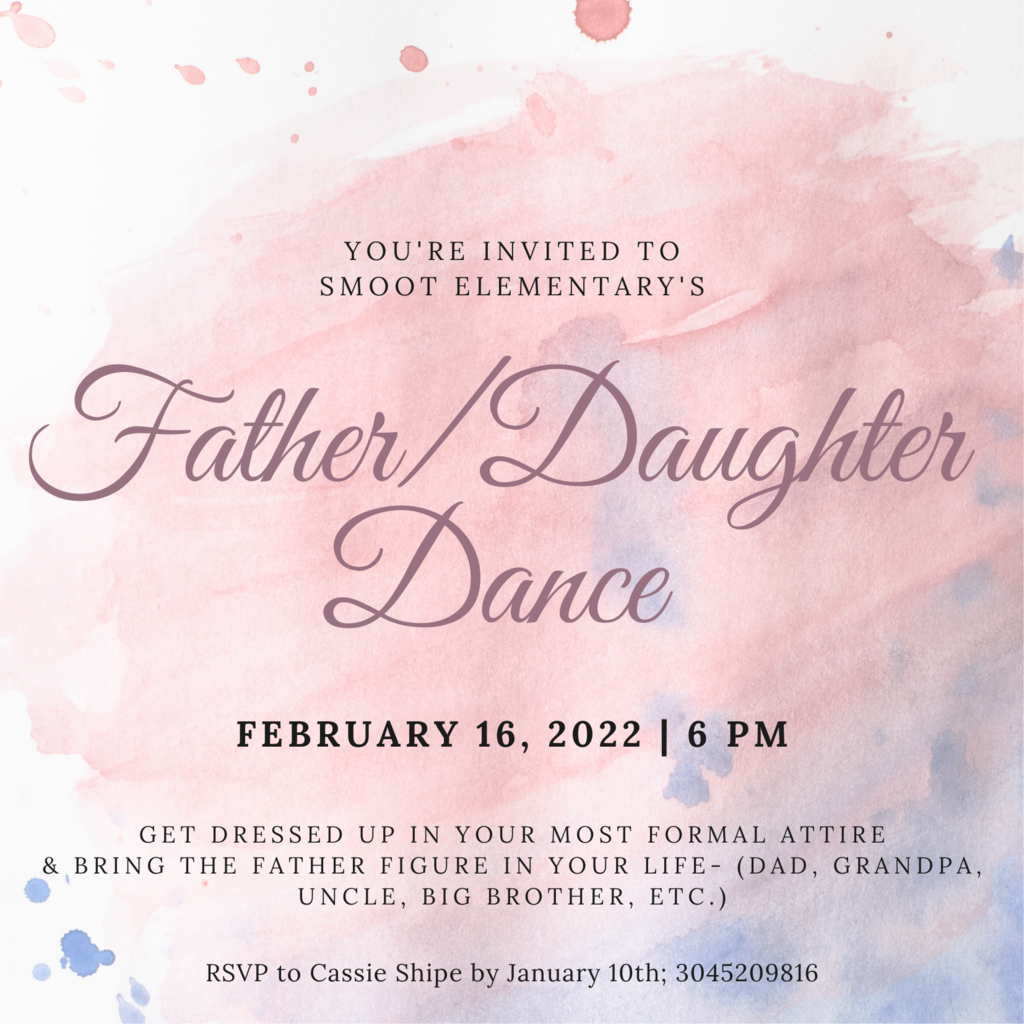father/daughter dance info