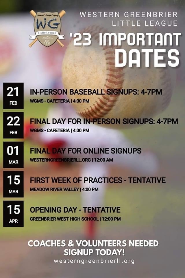 baseball dates 